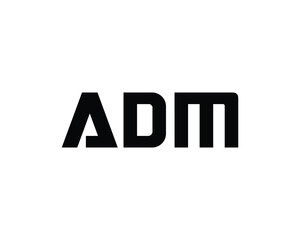 ADM logo design vector template. ADM, logo, design, logo design, vector, letter, monogram, creative, icon, template, sign, symbol, brand, unique, initial, modern, alphabet.