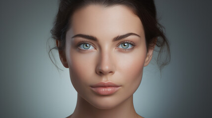Naklejka premium Beauty woman portrait