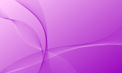 pink violet purple smooth lines wave curves with gradient abstract background