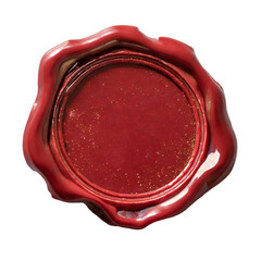 Blank Wax Seal - Transparent Wax Stamp for Product Design, Print, Mock-up and Presentation