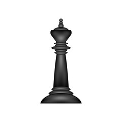 Fototapeta premium Chess queen icon.