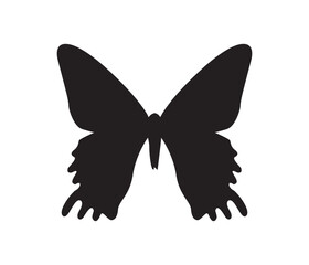 vector collection of butterfly silhouettes