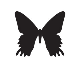 vector collection of butterfly silhouettes