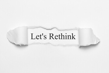 Let's Rethink	

