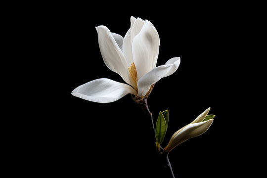 Plant floral garden magnolia beauty closeup blossom petal white nature blooming spring flower