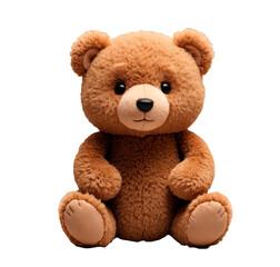 Teddy bear, close-up, copy space, isolate 