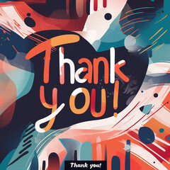 Thank you - Image with text
