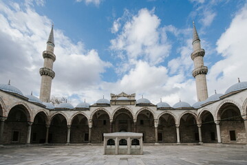 Fototapeta na wymiar Majestic Suleymaniye mowque of Istanbul Turkye