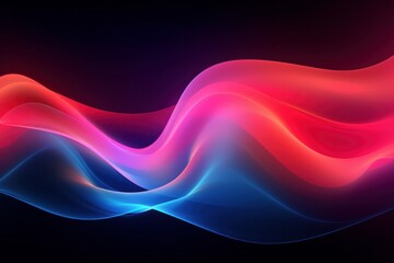 Obraz premium abstract colorful neon color silk background
