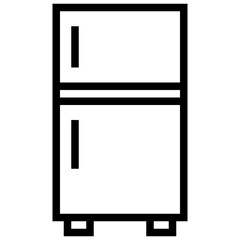 Fridge Line Vector Icon