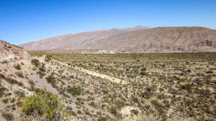 Landscape of Quebrada de Cafayate in Salta province, Argentina, South America