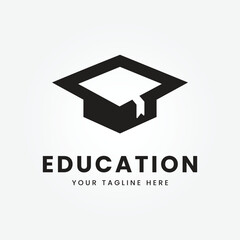 education logo icon design vector illustration