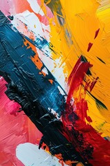 Abstract Brushstrokes: Incorporate dynamic and expressive brushstrokes in various colors, creating an abstract and artistic background , vector comic, minimalist, poster background, copy space 