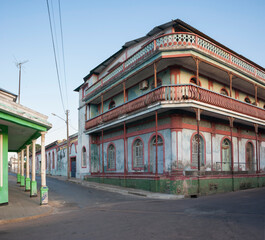 colonial building in Inhambane Mozambique