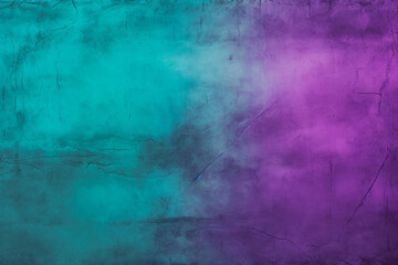 Fototapeta na wymiar Purple blue green abstract background. Gradient. Toned colorful concrete wall texture. Magenta teal background with space for design.