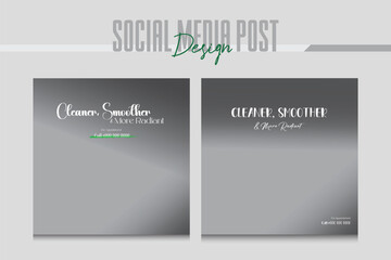 sap and salon social media post design template