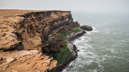 The Atlantic Coast near Akhfennir in Morocco