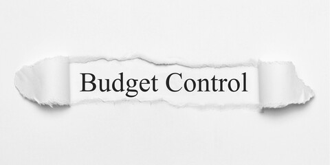 Budget Control	
