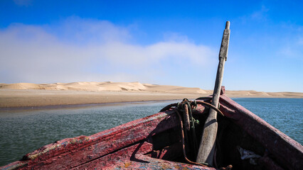 The landscape of Khenifiss National Park in Morocco © Jakub