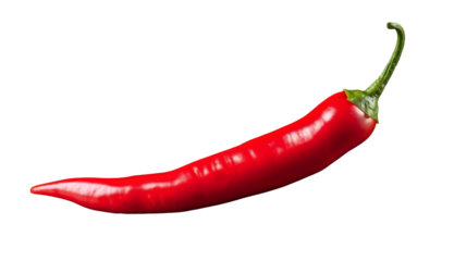 Red chili hot pepper png, isolated on white or transparent background hd