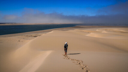 The landscape of Khenifiss National Park in Morocco © Jakub