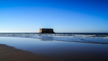 The landscape of Tarfaya in Western Sahara