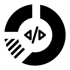 pie chart glyph 