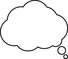 Vector speech bubbles Hand-drawn image