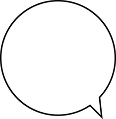 Vector speech bubbles Hand-drawn image