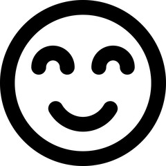 Fototapeta premium Happy Emoji Icon