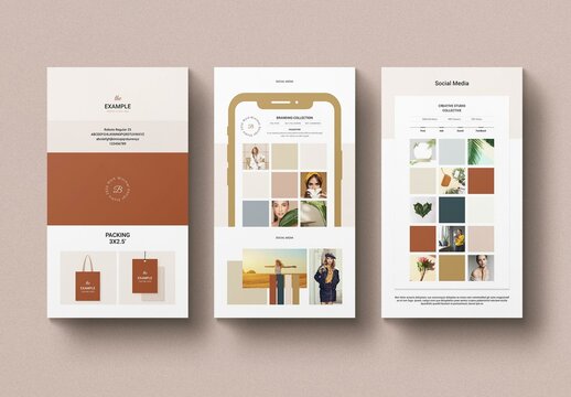 Brand Sheets Layout Design Template