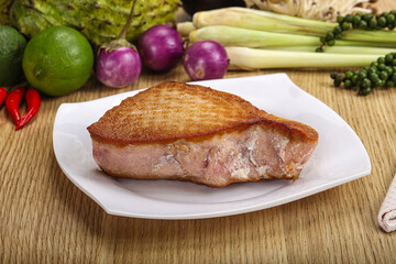 Roasted fresh delicous Tuna steak