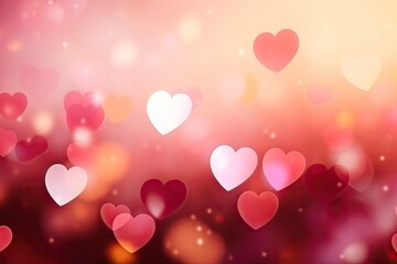 Valentine Heart Abstract Pink Background valentine's day wallpaper Heart holiday backdrop