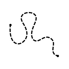 Naklejka premium Travel Point Line