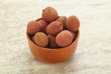 Sweet juice lychee tropical fruit