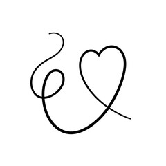 Continuous line of love
