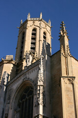 Fototapeta na wymiar Cathedrale St Sauveur in Aix en Provence, France
