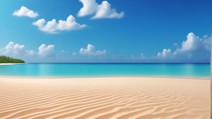 Fototapeta premium Tropical beach sand background