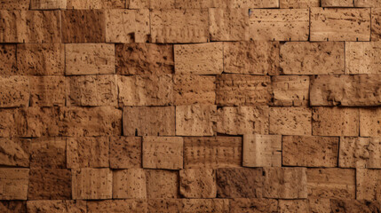 Cork wall tiles