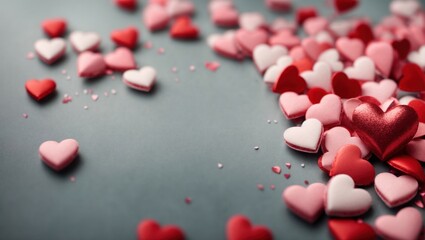 heart shaped candies