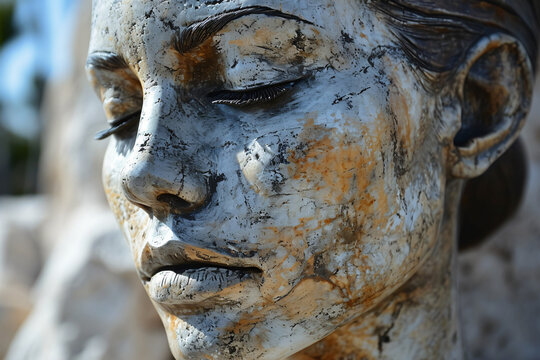 stoneware garden sculpture. Svelte. Lithe. Abstracted female figure. 