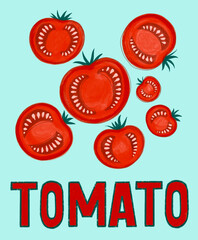 illustration of a tomato