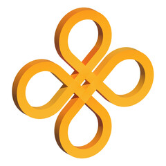 Chinese new year asian decoration 3d element