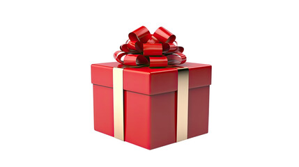 Obraz premium Gift box Holiday Christmas background with festive decoration. isolated on clear png background and transparent background, AI generative. 