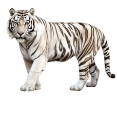 Fototapeta premium white tiger isolated on white