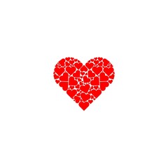 Heart logo isolated on white background