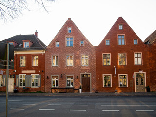 The "Dutch Quarter" in Potsdam, Brandenburg, Germany - copy space