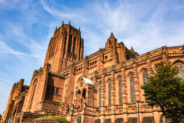 Liverpool Anglican Cathedral - obrazy, fototapety, plakaty