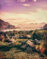 Breathtaking views of the Salzkammergut region of Austria. October 2012
