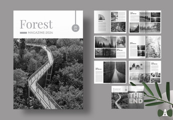 Forest Magazine Template